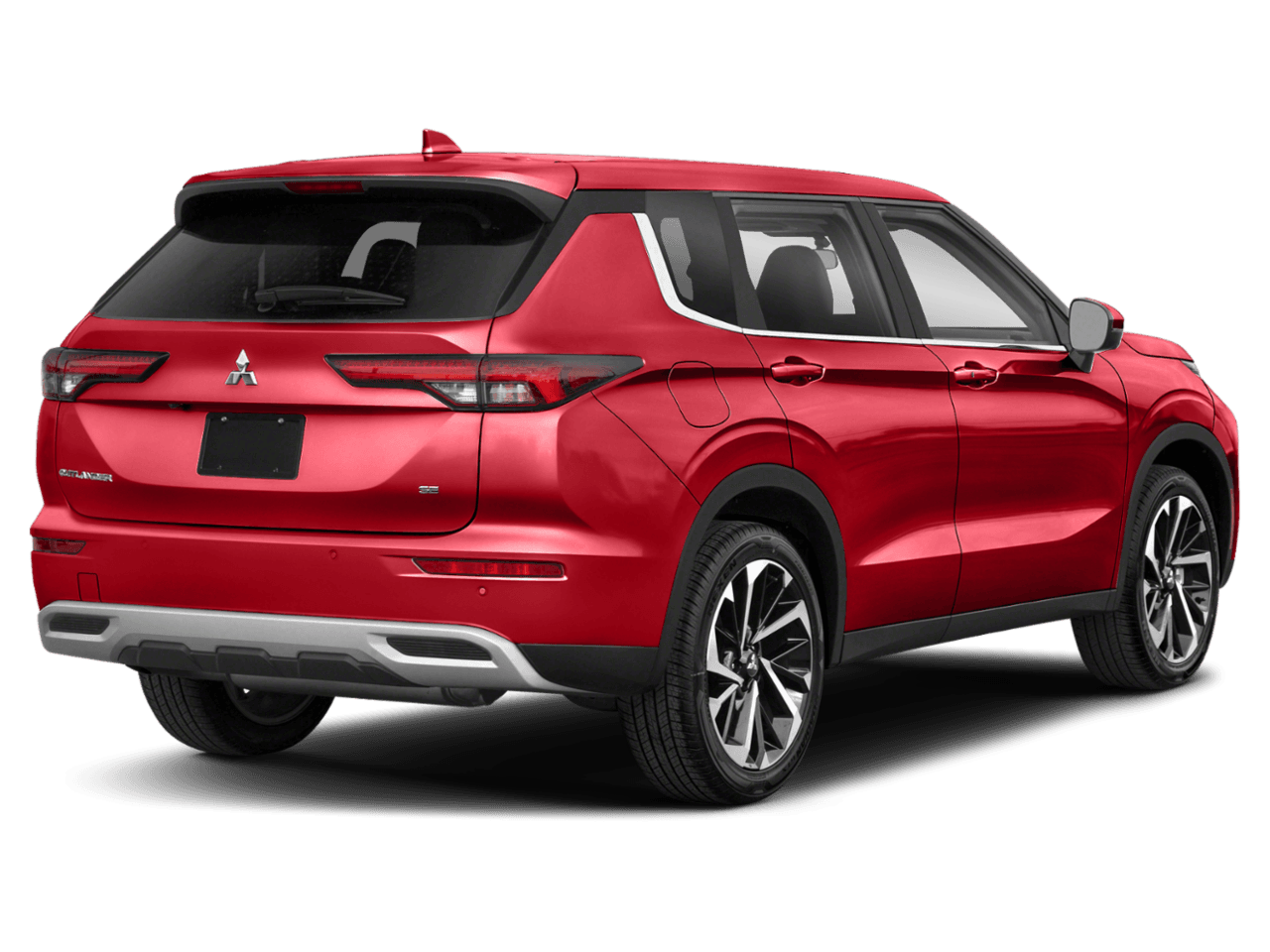 2022 Mitsubishi Outlander SE Launch Edition - Rear 3/4, facing to the right