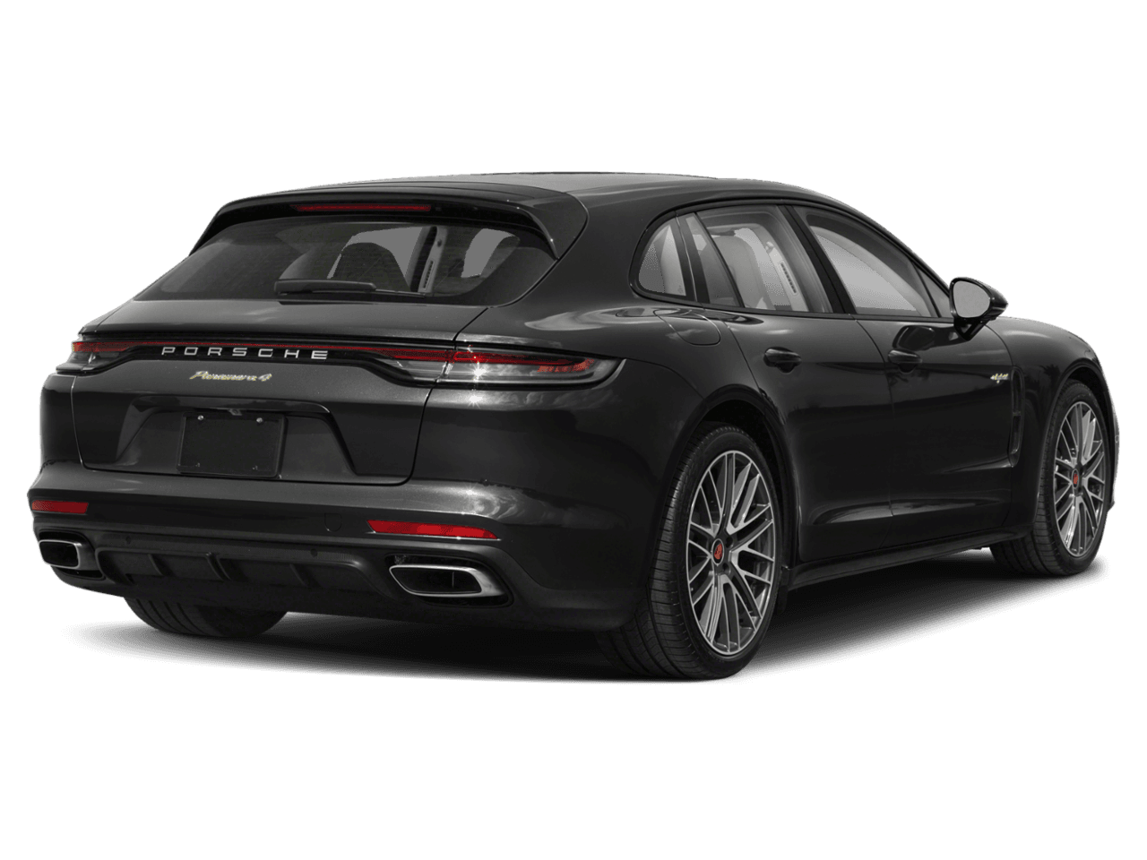2021 Porsche Panamera Turbo S E-Hybrid - Rear 3/4, facing to the right