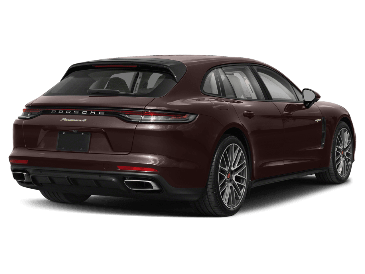 2021 Porsche Panamera Turbo S E-Hybrid - Rear 3/4, facing to the right