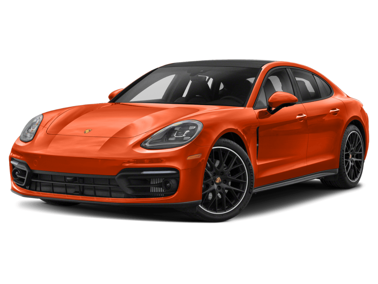 2021 Porsche Panamera Turbo S - Front 3/4, facing to the left