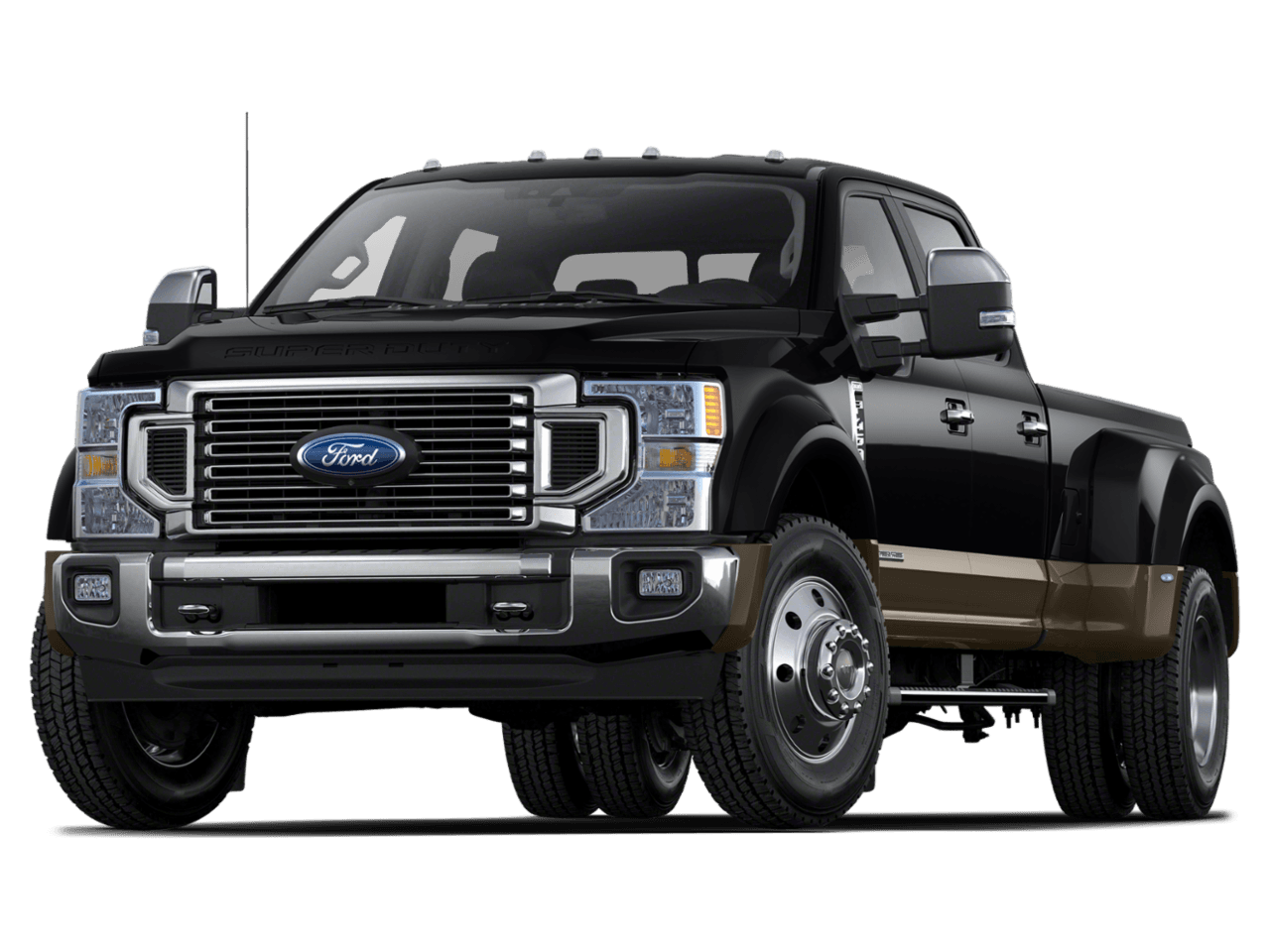 2022 Ford Super Duty F-450 DRW LARIAT - Front 3/4, facing to the left