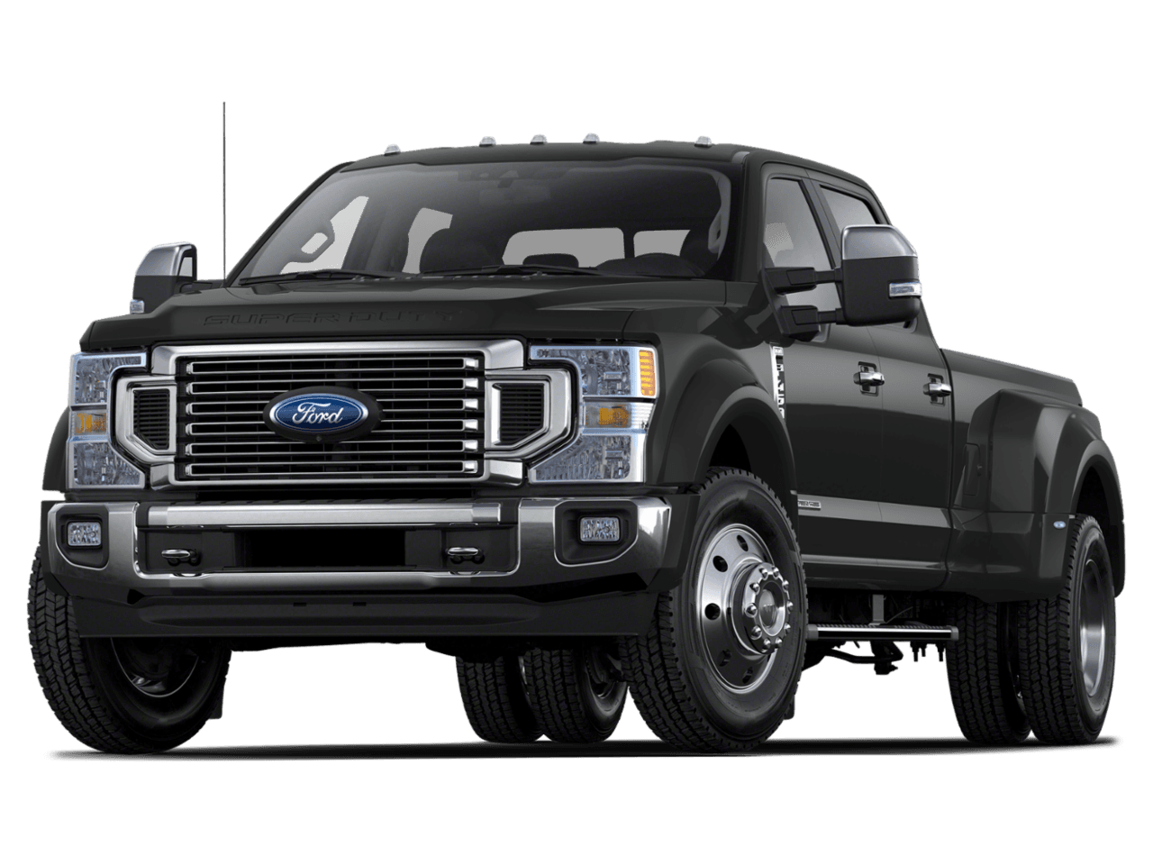 2022 Ford Super Duty F-450 DRW LARIAT - Front 3/4, facing to the left