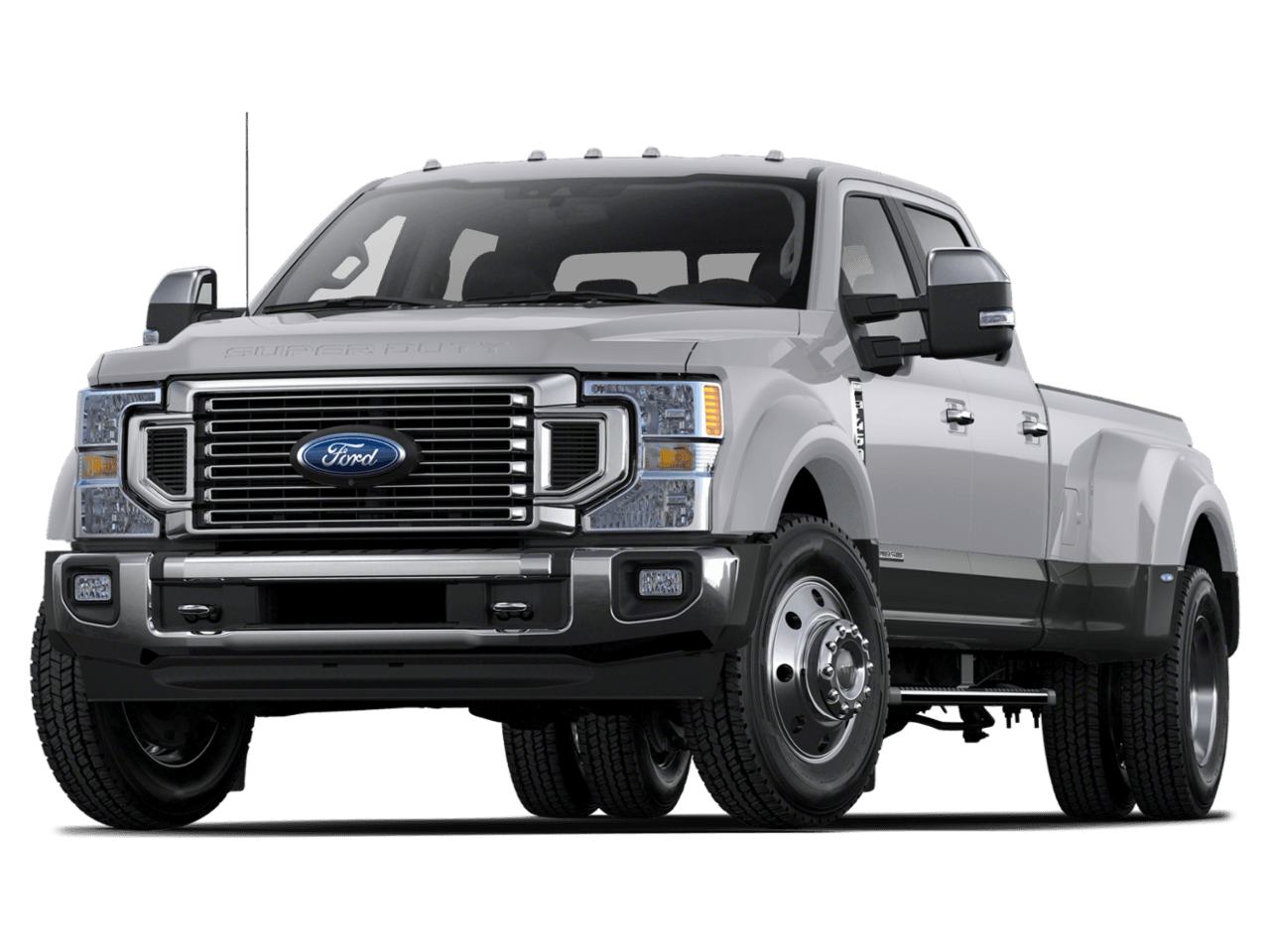 2022 Ford Super Duty F-450 DRW LARIAT - Front 3/4, facing to the left