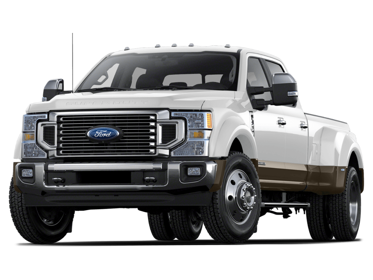 2022 Ford Super Duty F-450 DRW LARIAT - Front 3/4, facing to the left