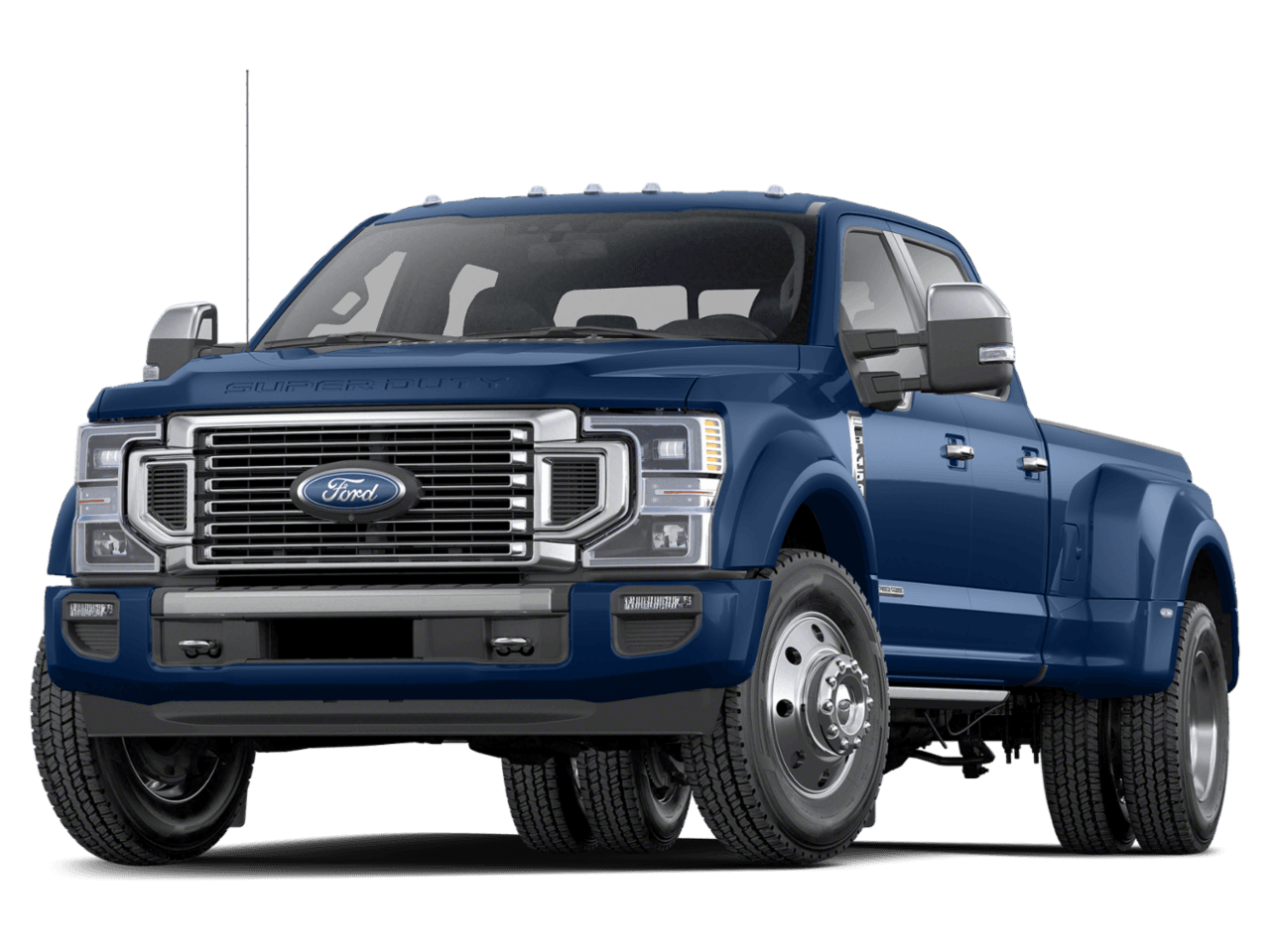 2022 Ford Super Duty F-450 DRW Platinum - Front 3/4, facing to the left