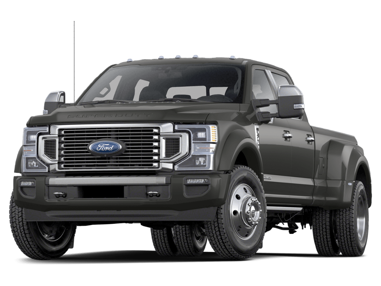2022 Ford Super Duty F-450 DRW Platinum - Front 3/4, facing to the left