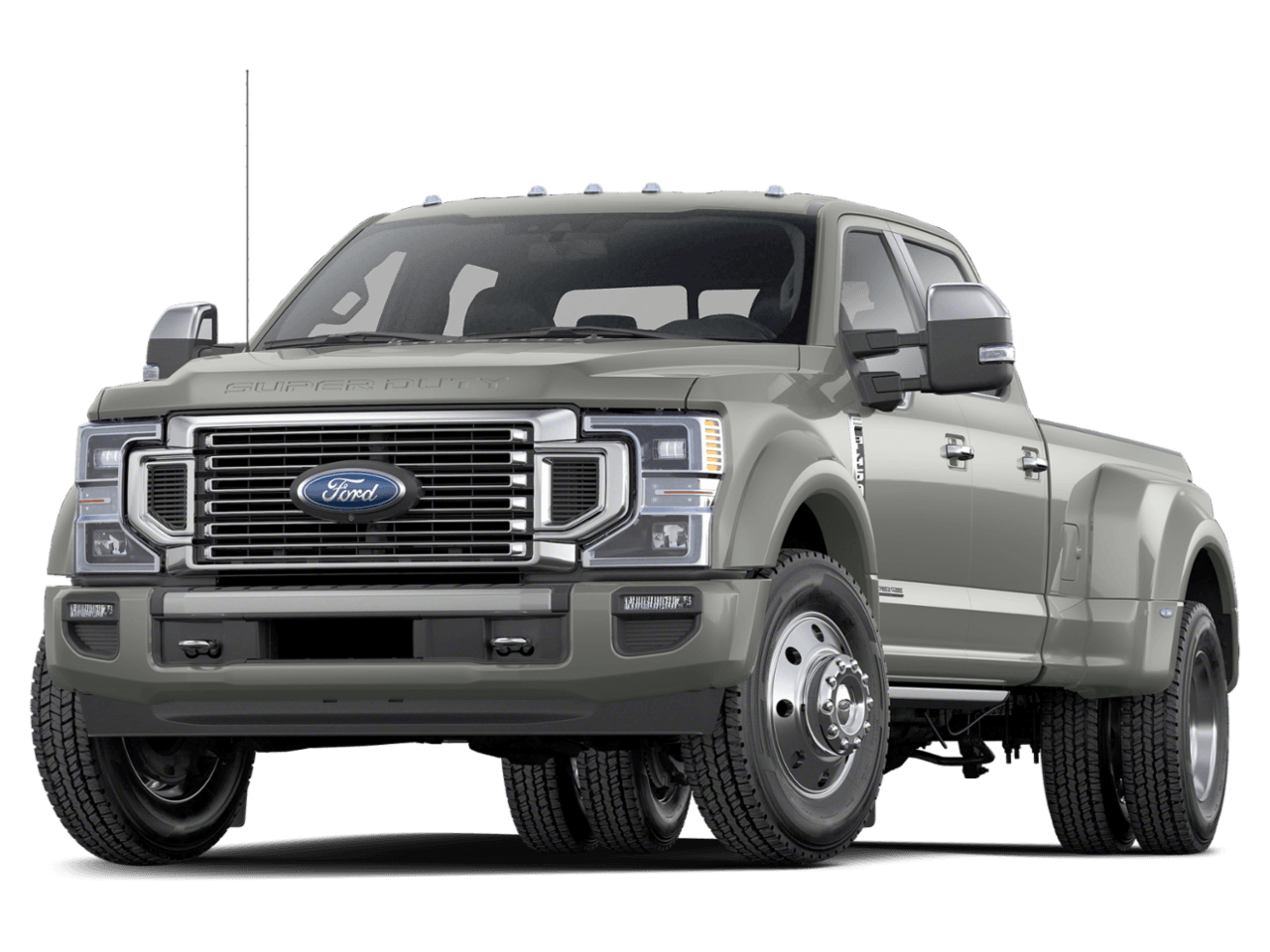 2022 Ford Super Duty F-450 DRW Platinum - Front 3/4, facing to the left