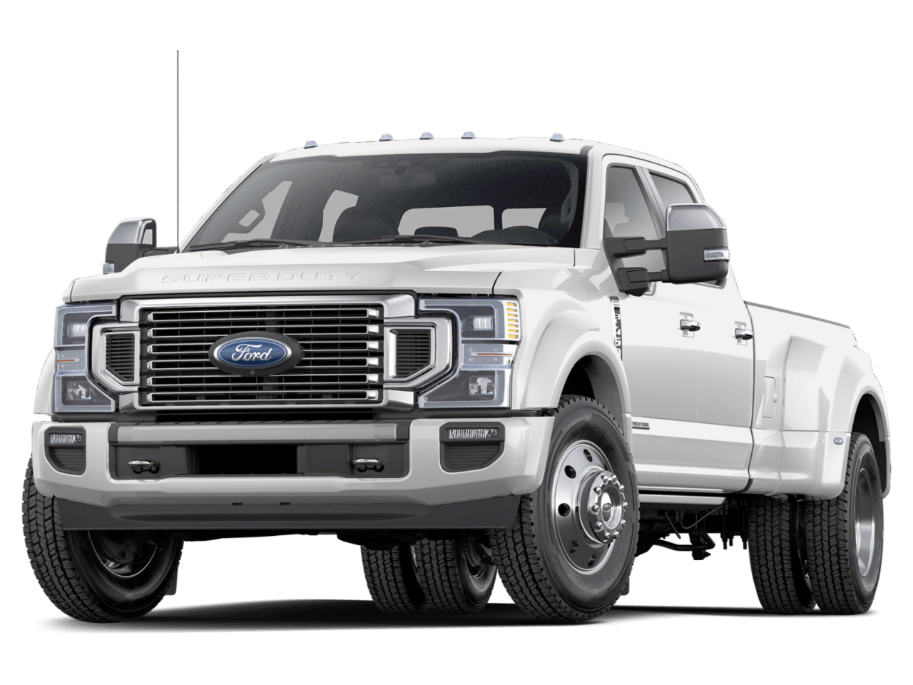 2022 Ford Super Duty F-450 DRW Platinum - Front 3/4, facing to the left