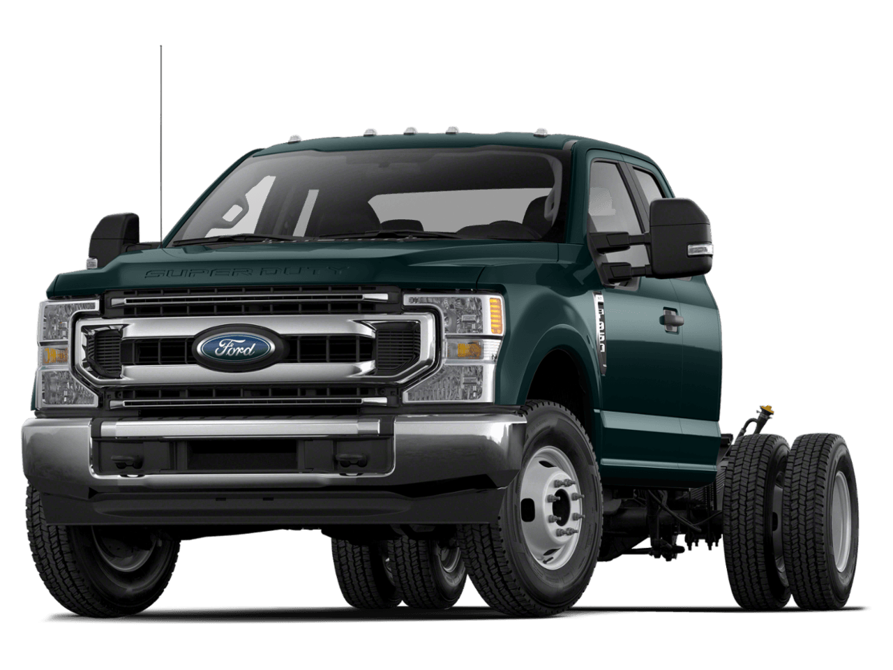 2022 Ford Super Duty F-350 DRW LARIAT - Front 3/4, facing to the left
