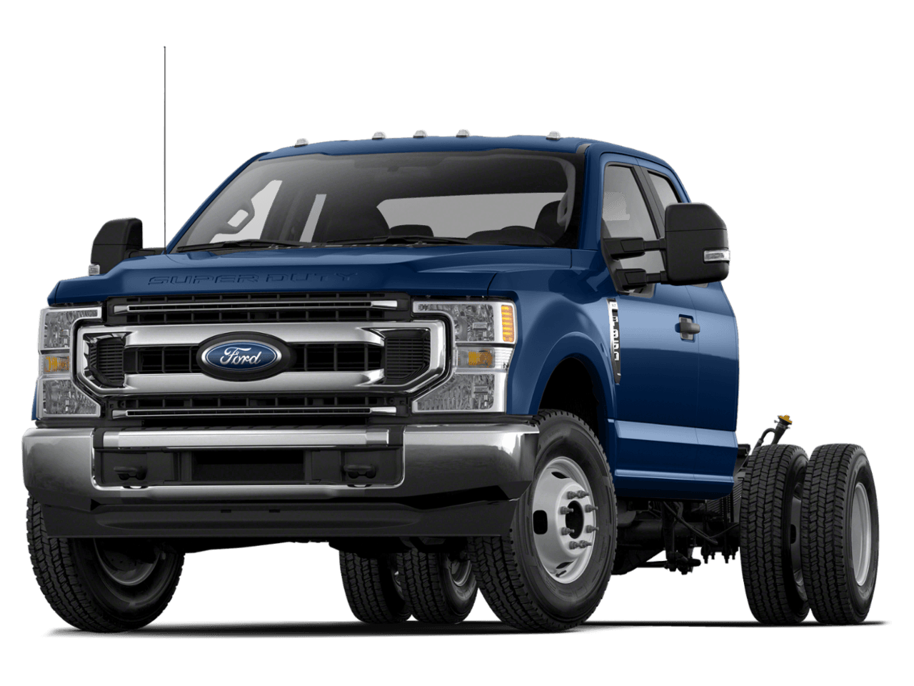 2022 Ford Super Duty F-350 DRW LARIAT - Front 3/4, facing to the left