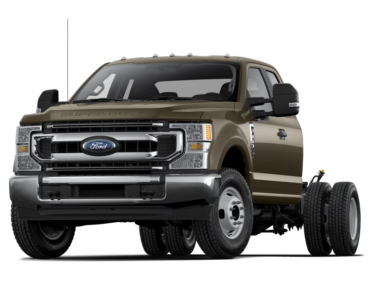 2022 Ford Super Duty F-350 DRW LARIAT - Front 3/4, facing to the left