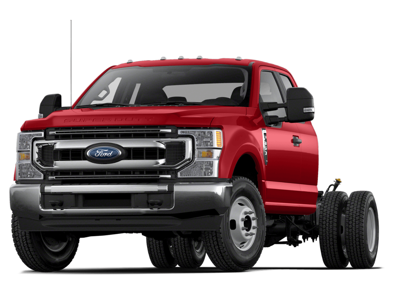 2022 Ford Super Duty F-350 DRW XLT - Front 3/4, facing to the left