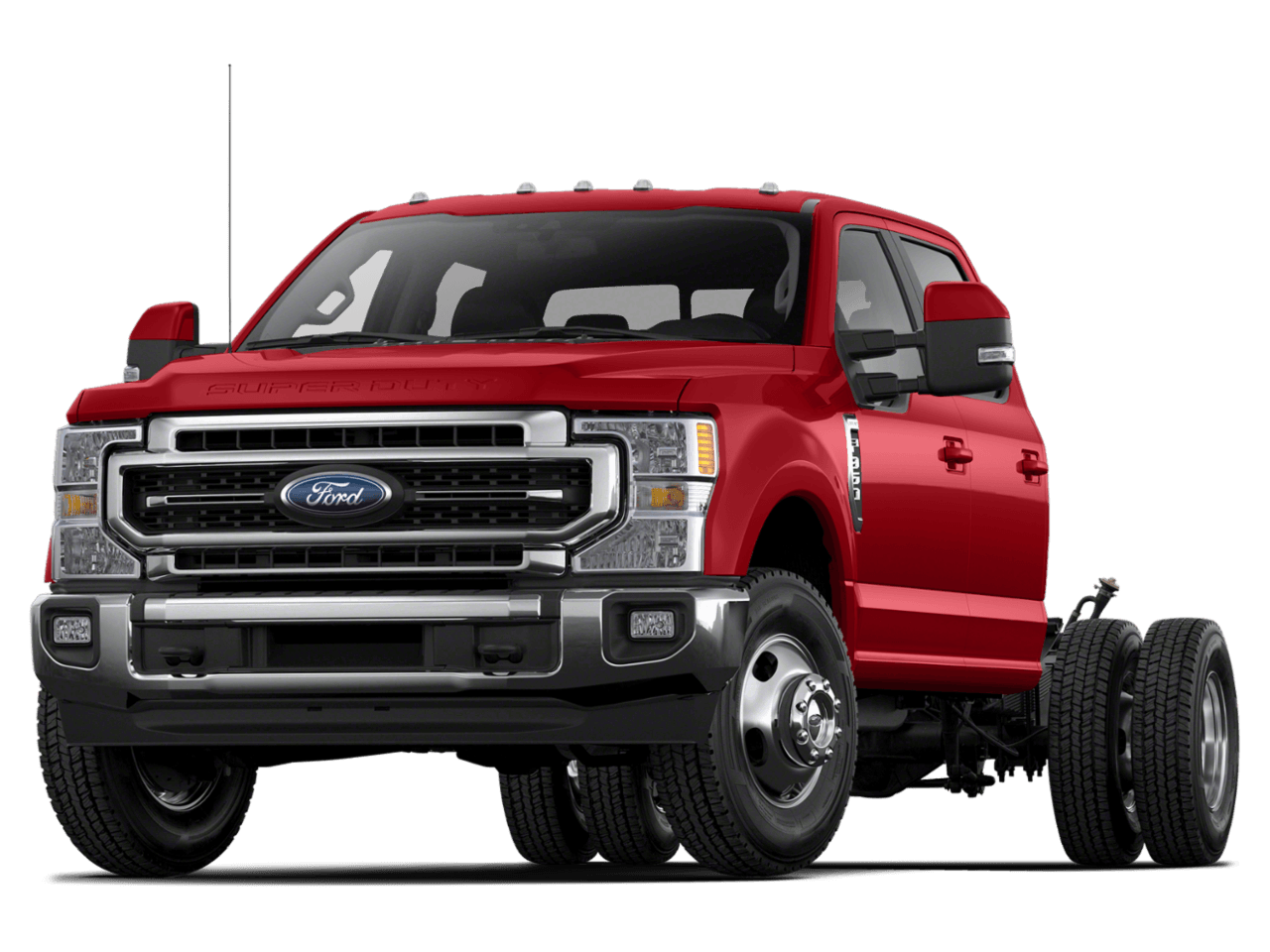 2022 Ford Super Duty F-350 DRW XLT - Front 3/4, facing to the left
