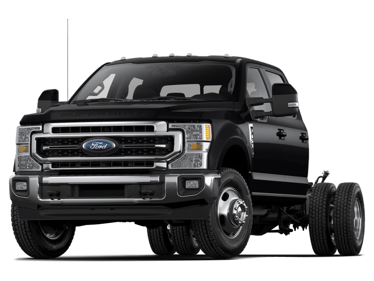 2022 Ford Super Duty F-350 DRW LARIAT - Front 3/4, facing to the left