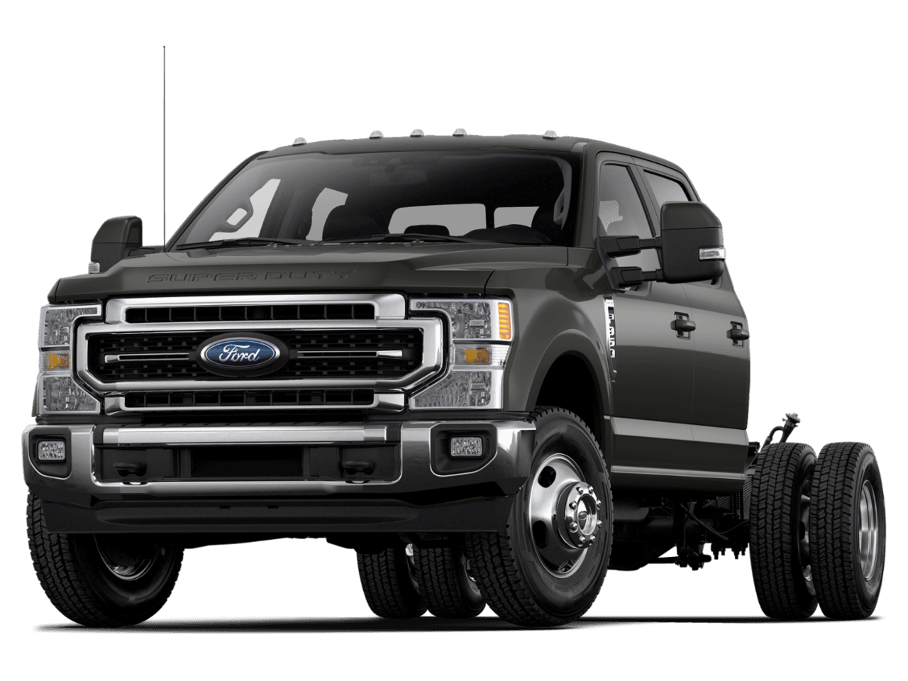 2022 Ford Super Duty F-350 DRW LARIAT - Front 3/4, facing to the left