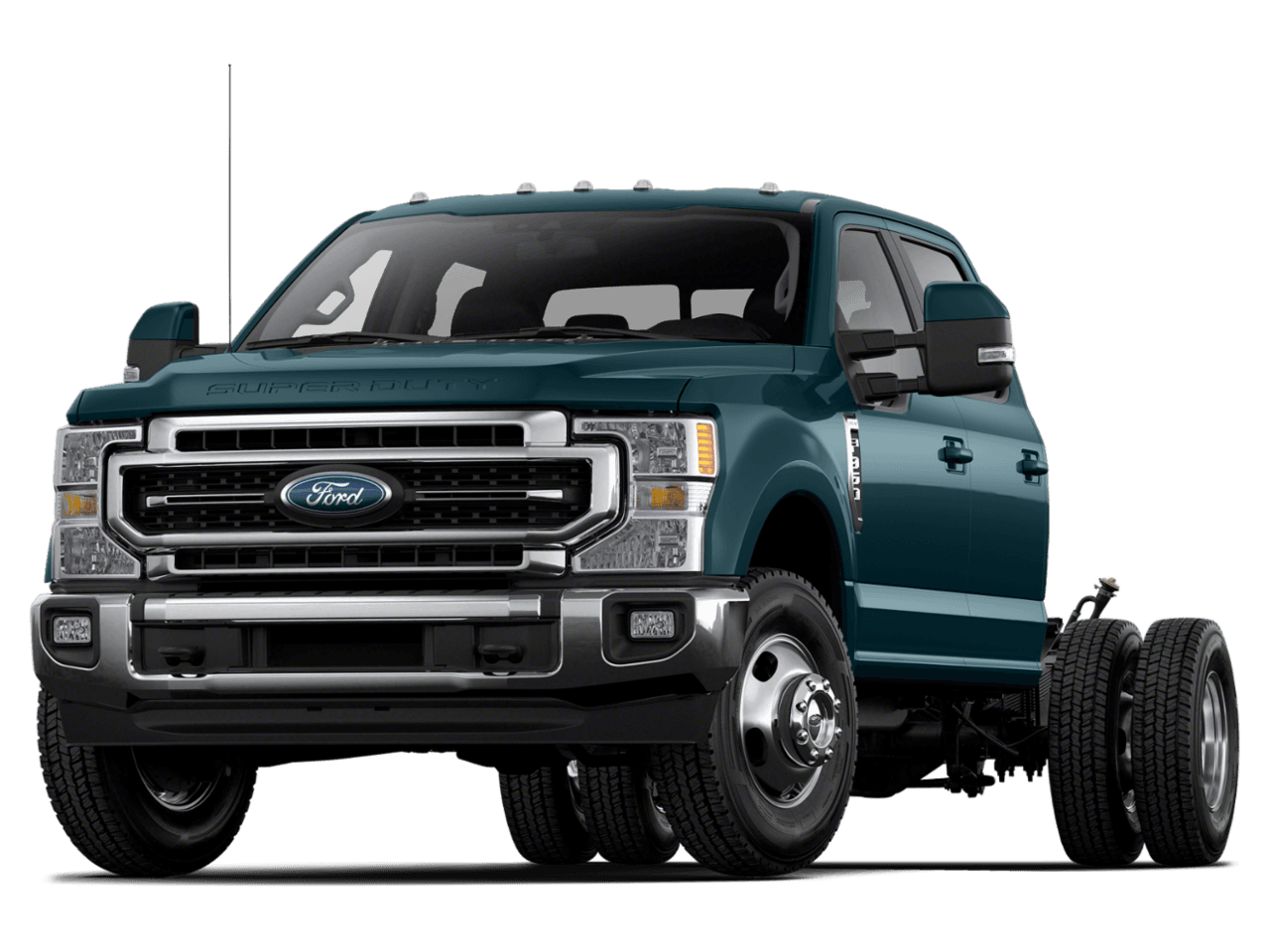 2022 Ford Super Duty F-350 DRW XLT - Front 3/4, facing to the left