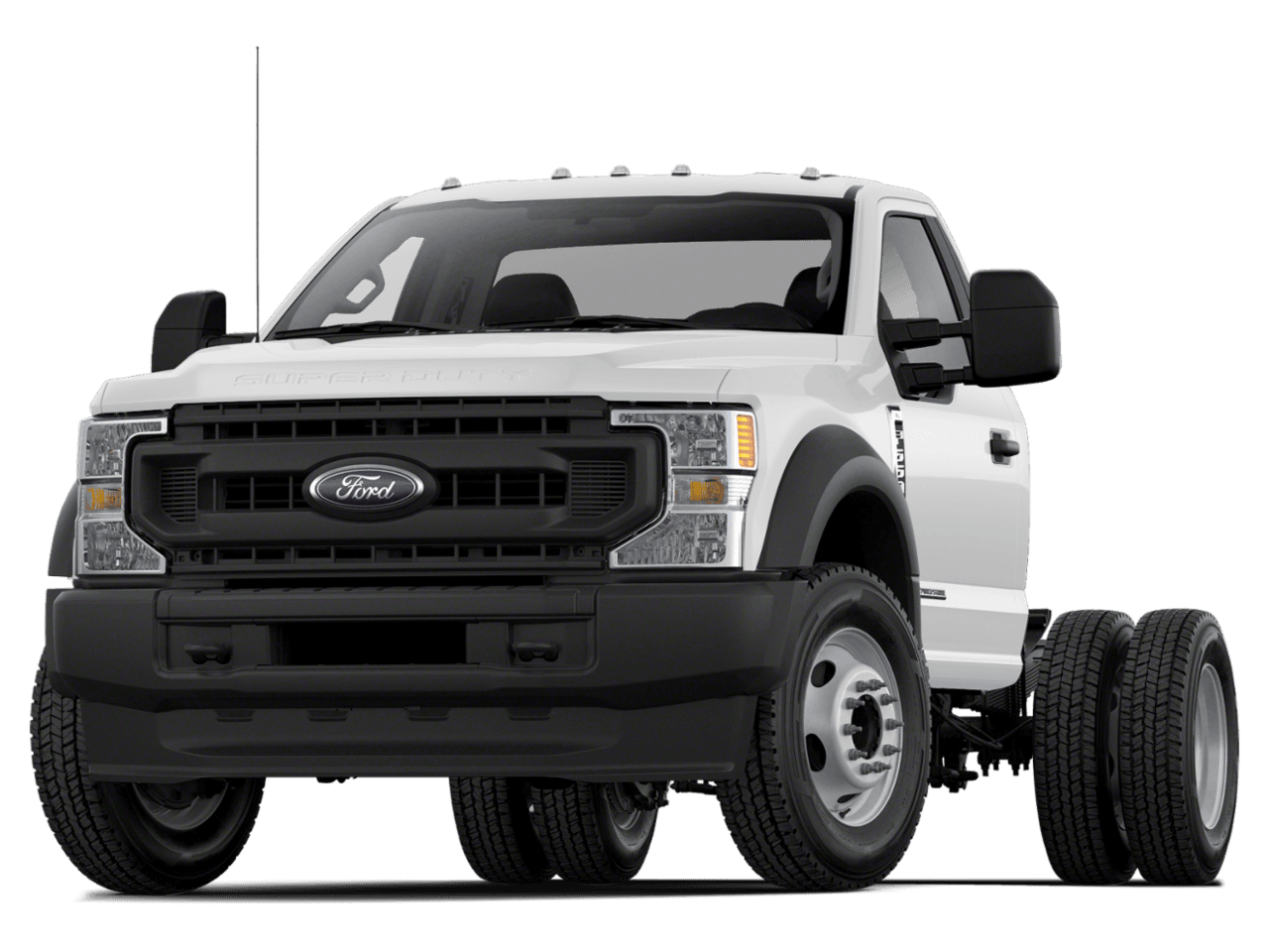 2022 Ford Super Duty F-550 DRW XLT - Front 3/4, facing to the left