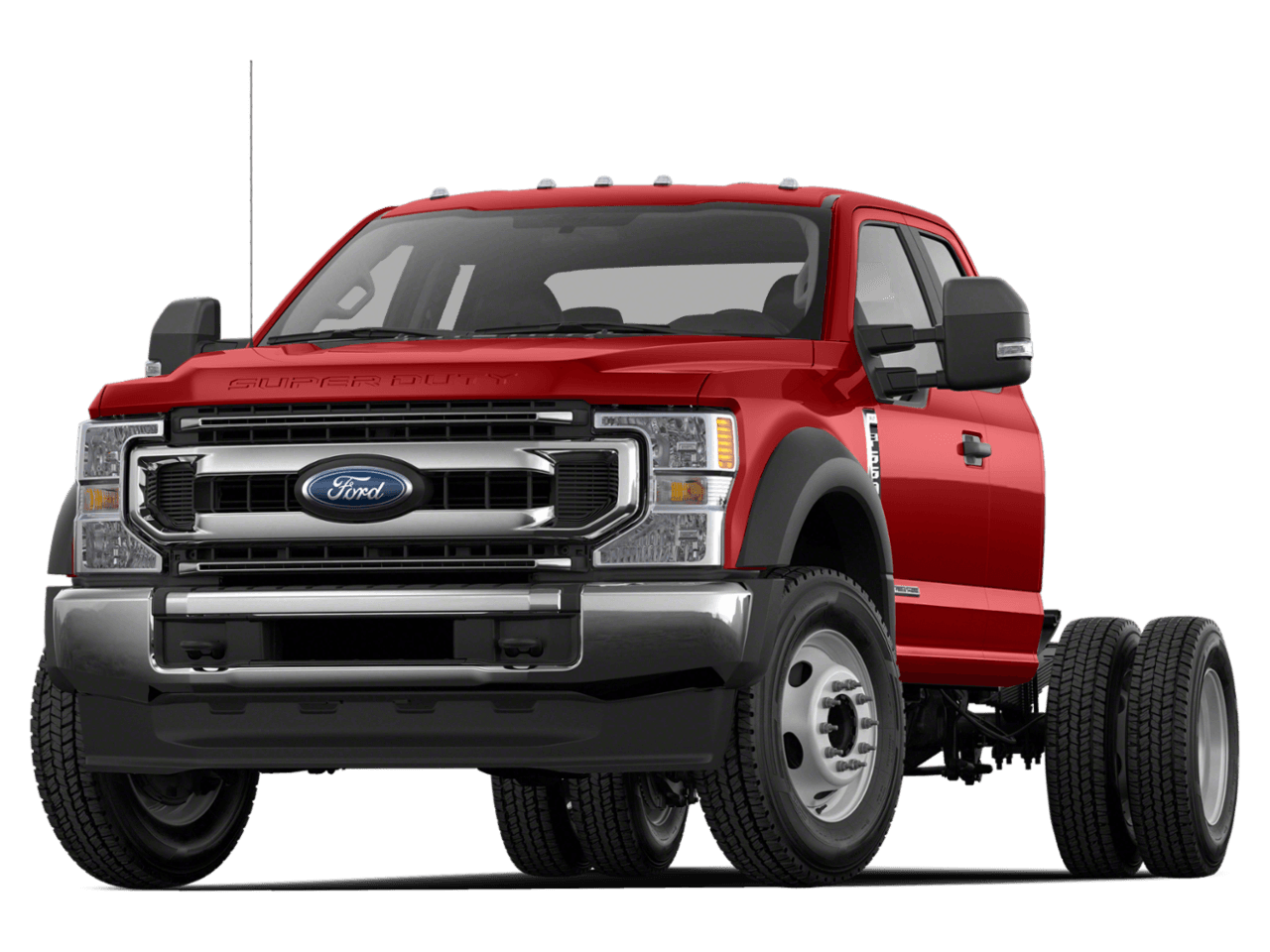 2022 Ford Super Duty F-550 DRW LARIAT - Front 3/4, facing to the left