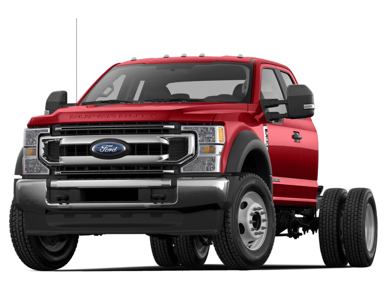 2022 Ford Super Duty F-550 DRW LARIAT - Front 3/4, facing to the left