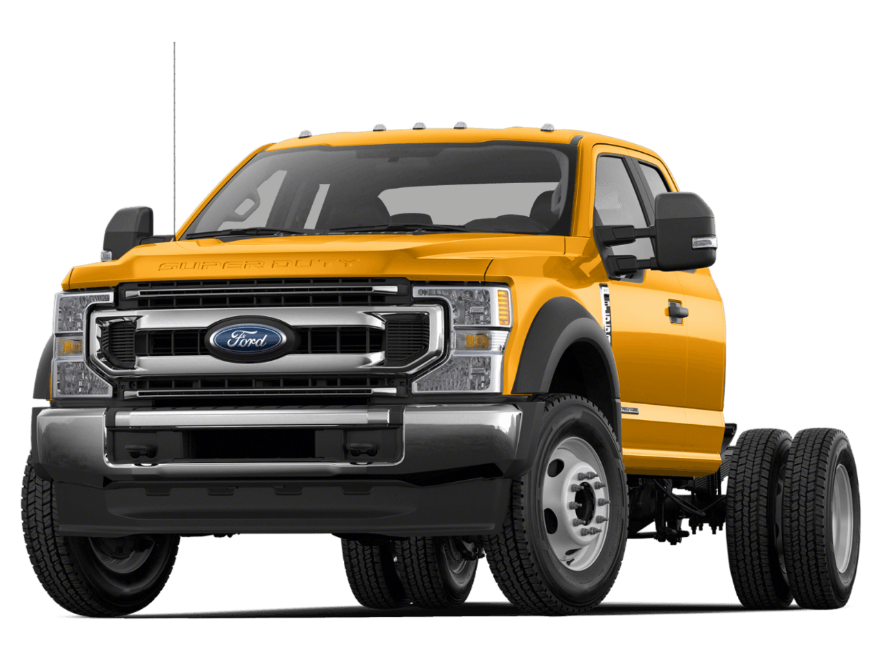 2022 Ford Super Duty F-550 DRW XLT - Front 3/4, facing to the left