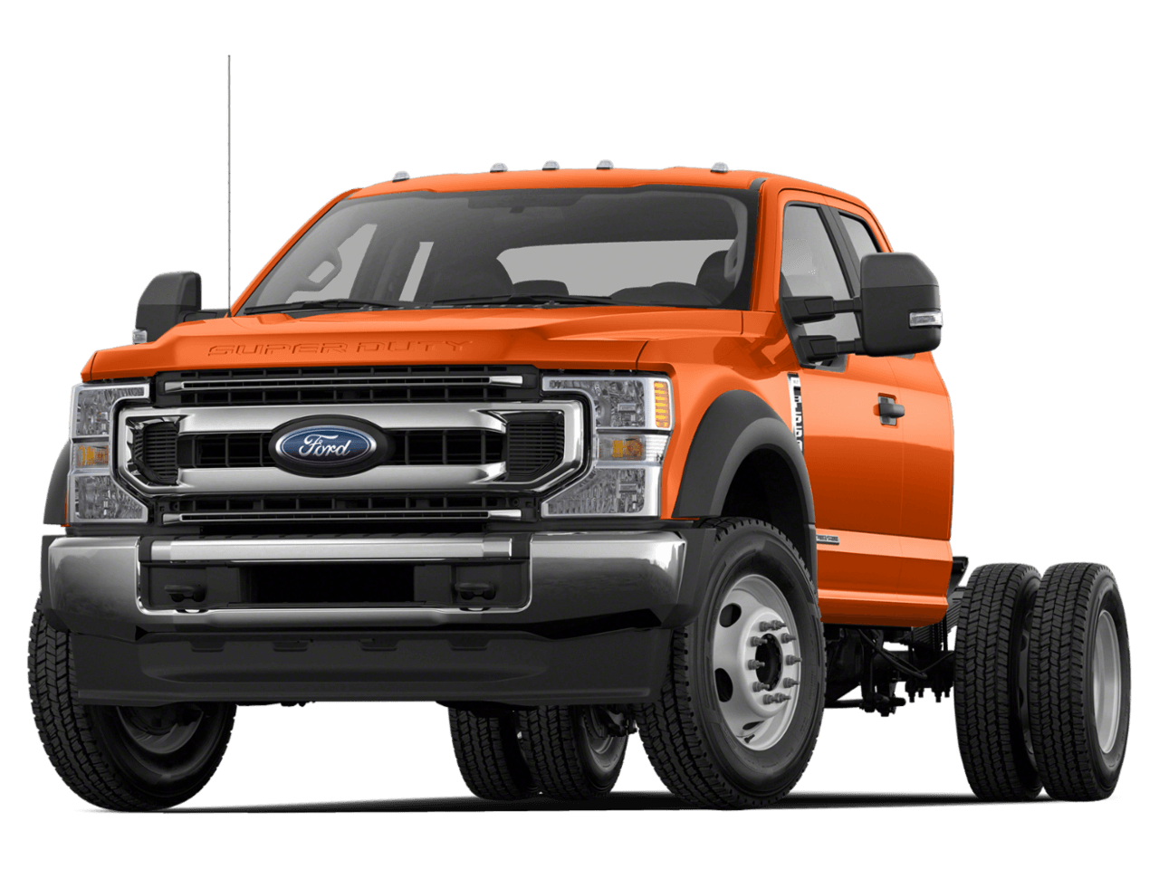2022 Ford Super Duty F-550 DRW XLT - Front 3/4, facing to the left