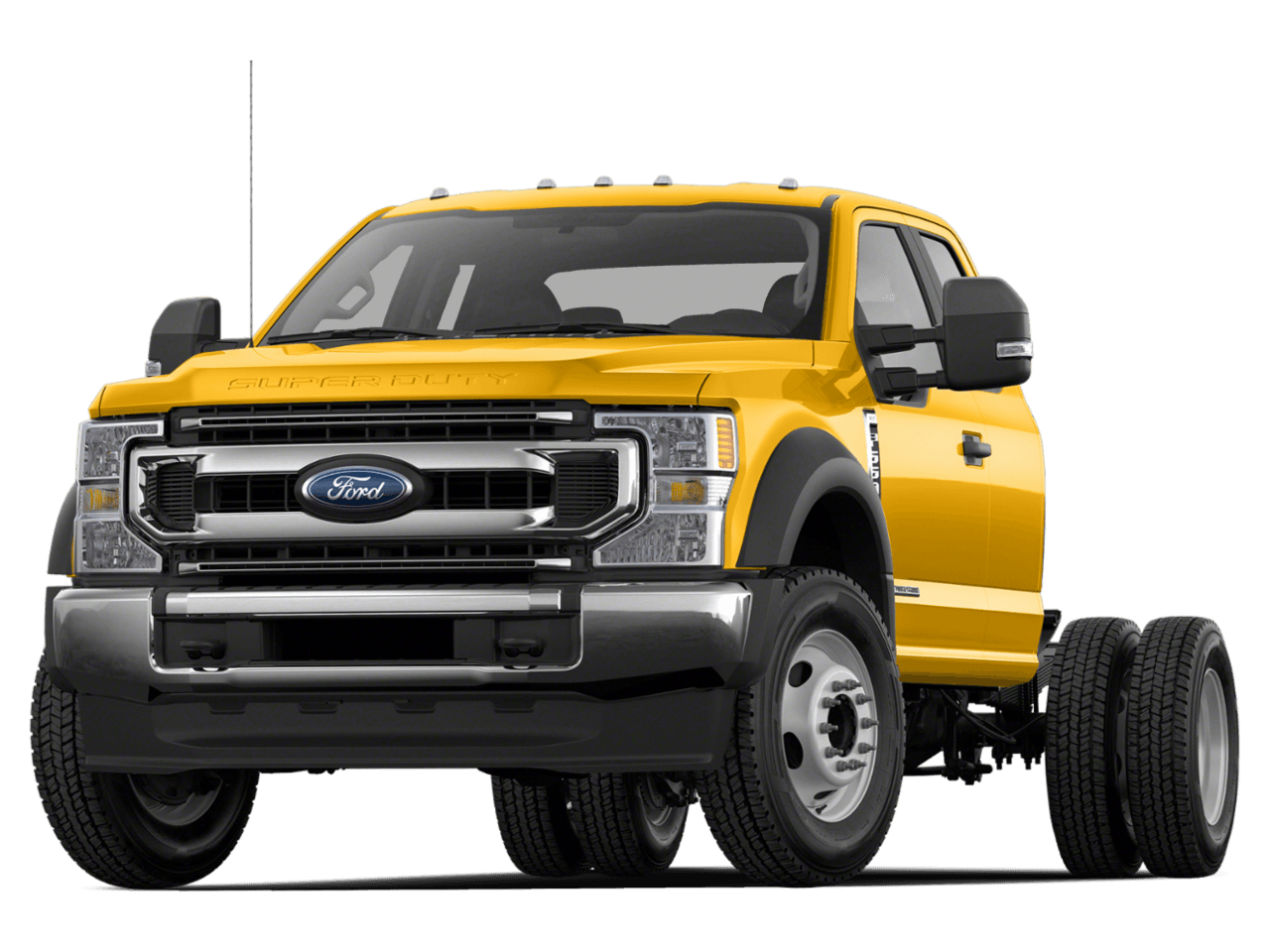 2022 Ford Super Duty F-550 DRW XLT - Front 3/4, facing to the left
