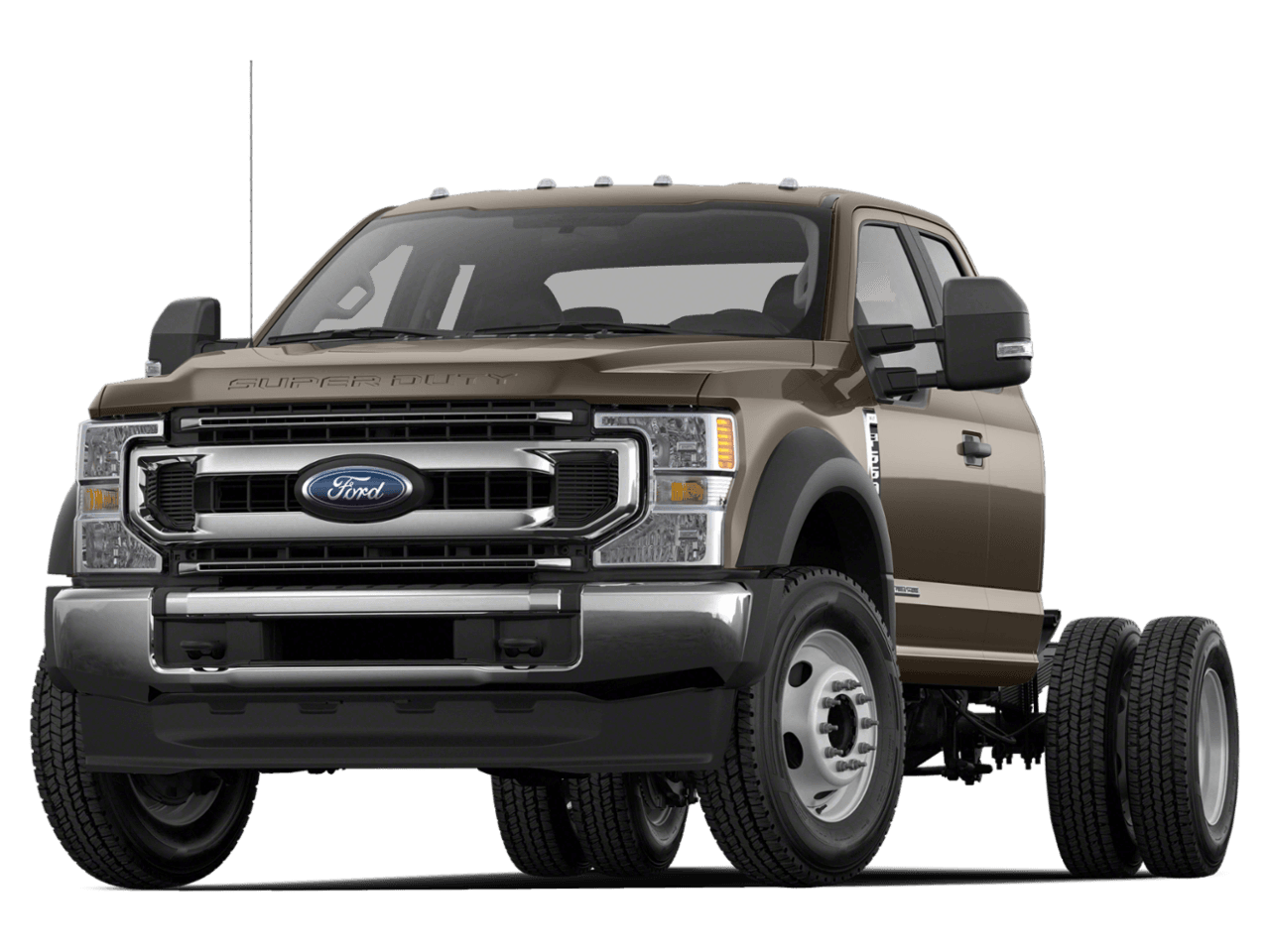 2022 Ford Super Duty F-550 DRW LARIAT - Front 3/4, facing to the left