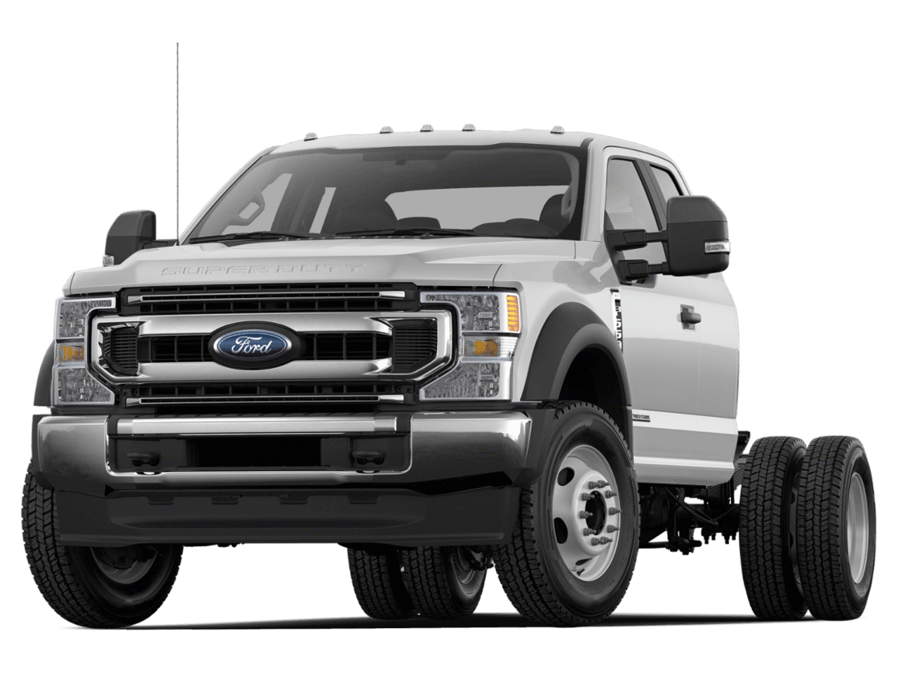 2022 Ford Super Duty F-550 DRW LARIAT - Front 3/4, facing to the left