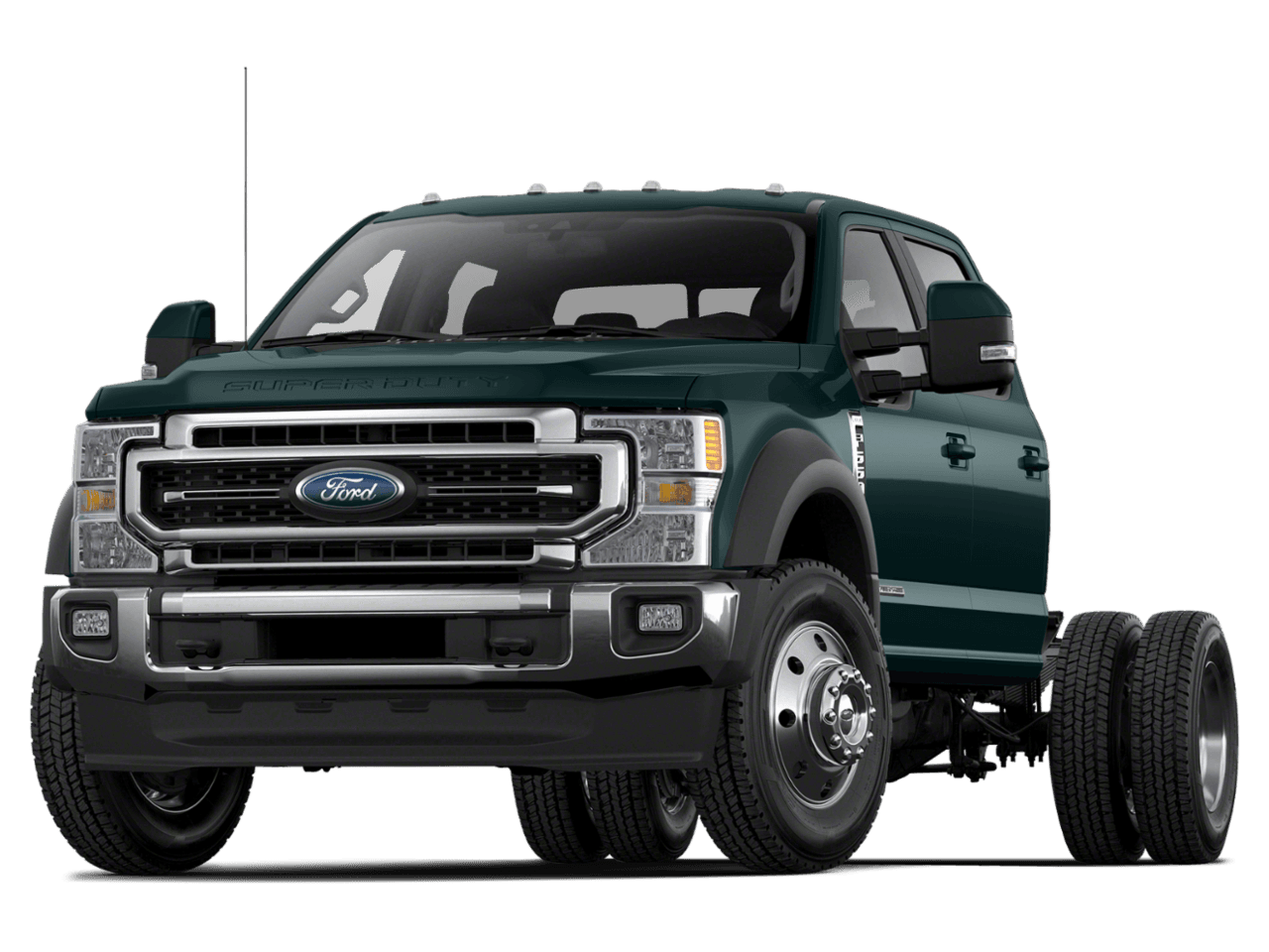 2022 Ford Super Duty F-550 DRW XLT - Front 3/4, facing to the left