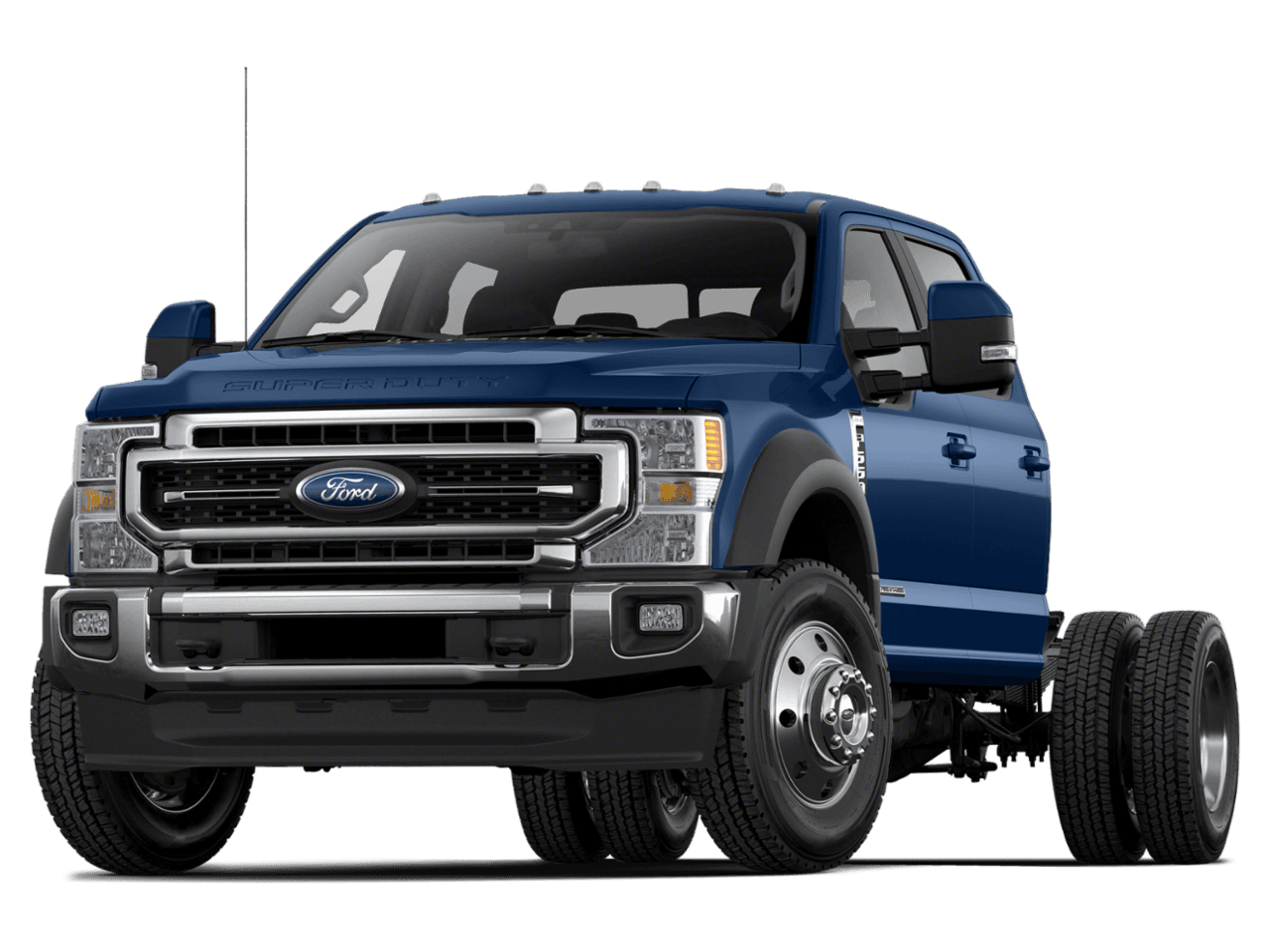 2022 Ford Super Duty F-550 DRW XLT - Front 3/4, facing to the left
