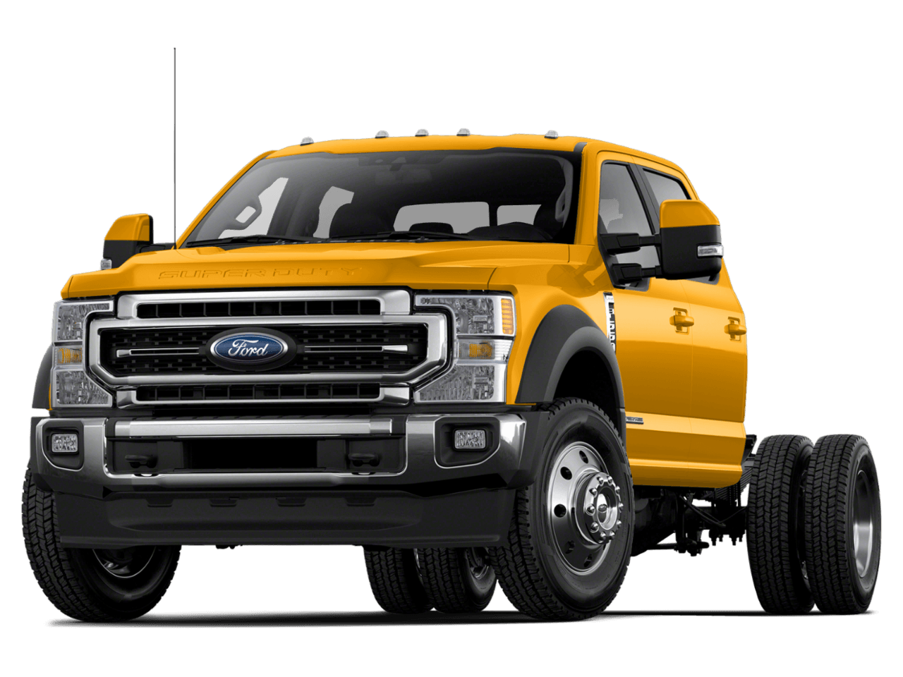 2022 Ford Super Duty F-550 DRW XLT - Front 3/4, facing to the left