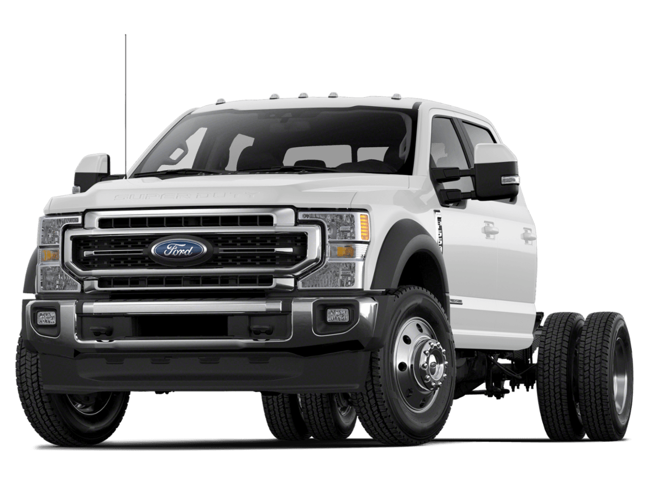 2022 Ford Super Duty F-550 DRW XLT - Front 3/4, facing to the left