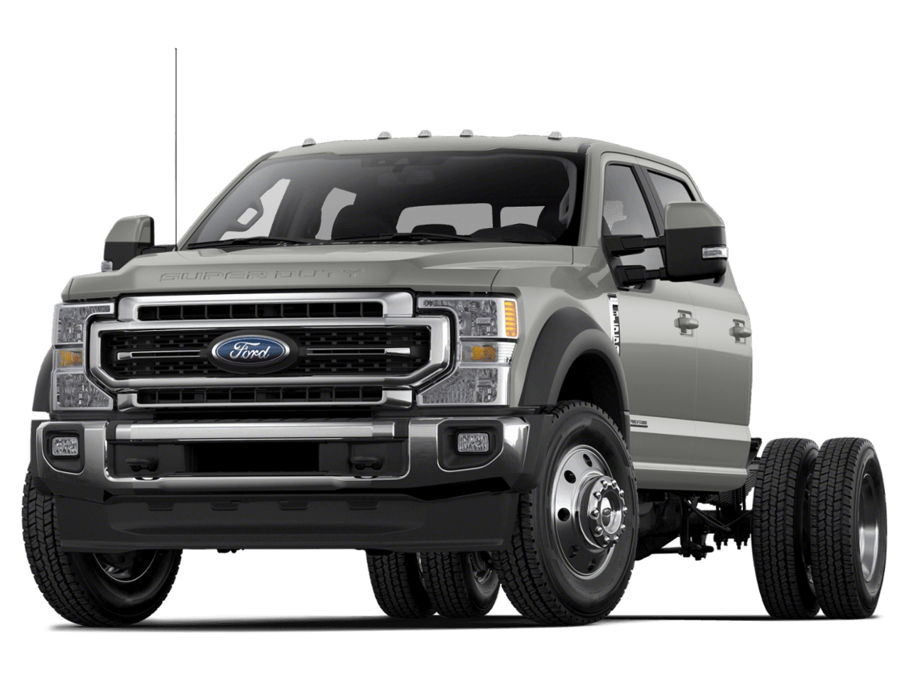 2022 Ford Super Duty F-550 DRW LARIAT - Front 3/4, facing to the left