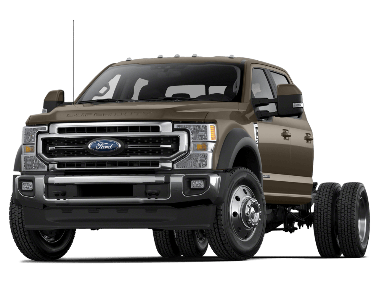 2022 Ford Super Duty F-550 DRW LARIAT - Front 3/4, facing to the left