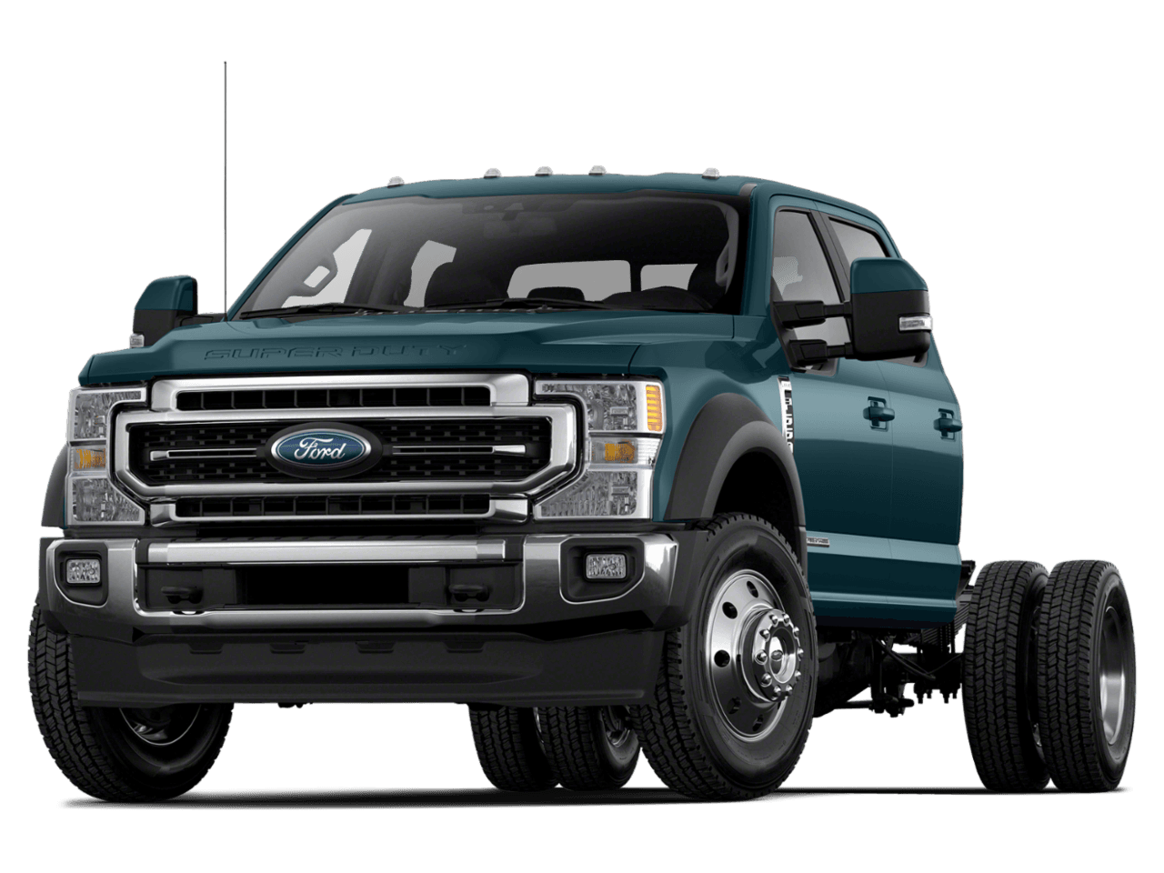 2022 Ford Super Duty F-550 DRW XLT - Front 3/4, facing to the left