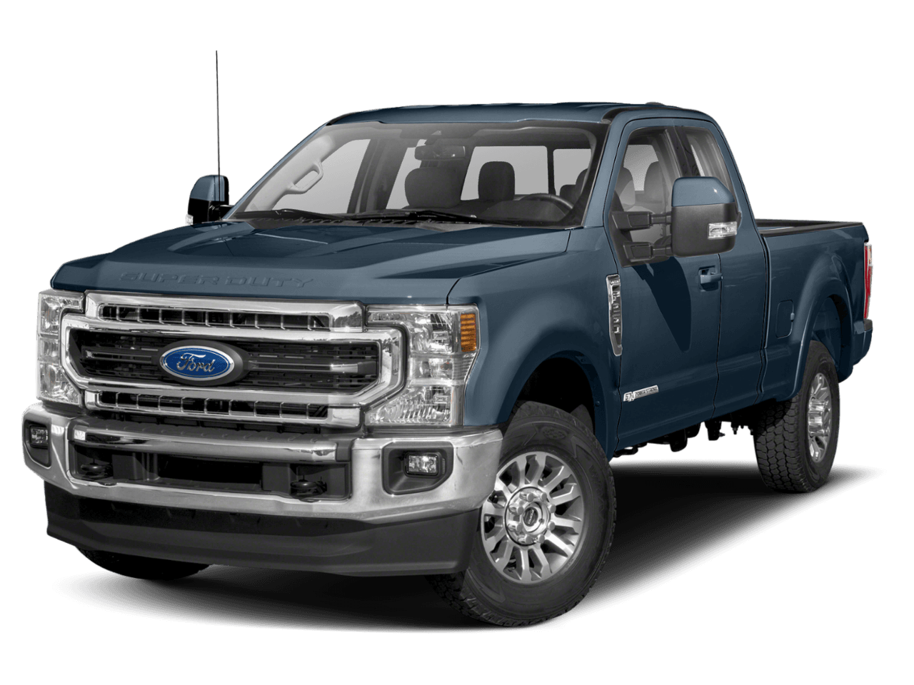 2022 Ford Super Duty F-250 SRW LARIAT - Front 3/4, facing to the left