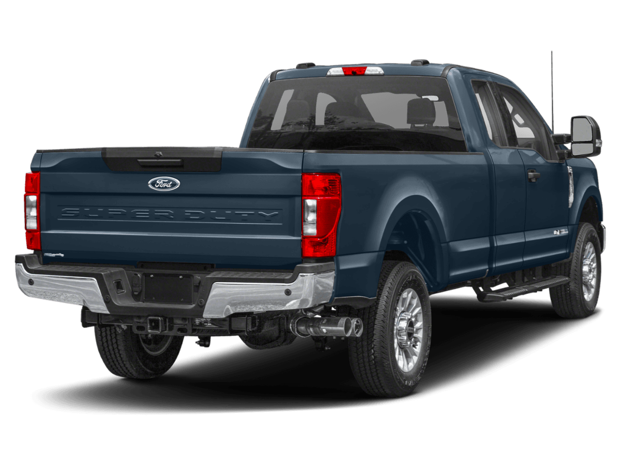 2022 Ford Super Duty F-250 SRW XLT - Rear 3/4, facing to the right