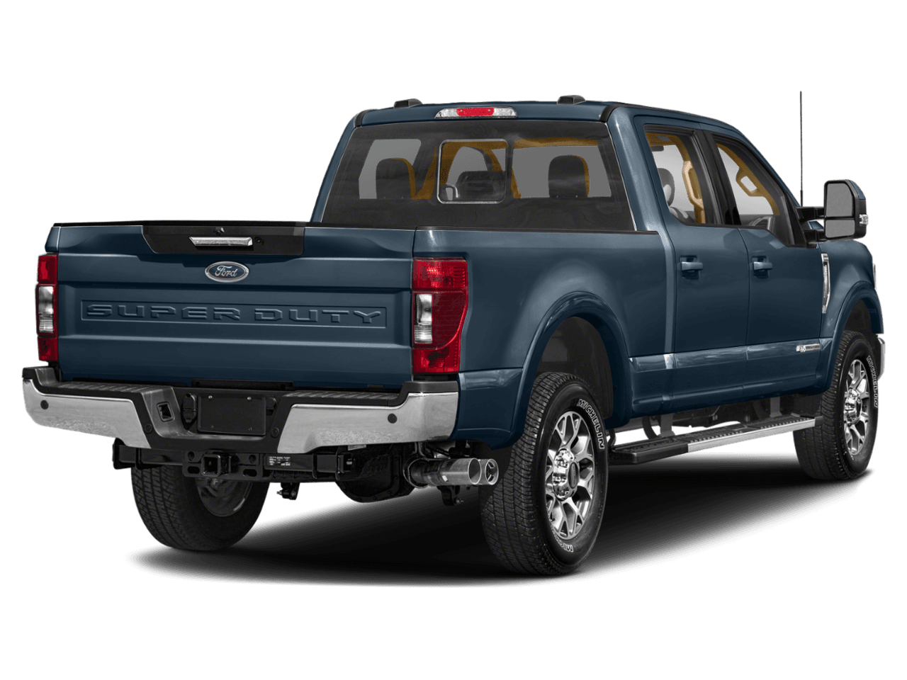 2022 Ford Super Duty F-250 SRW LARIAT - Rear 3/4, facing to the right