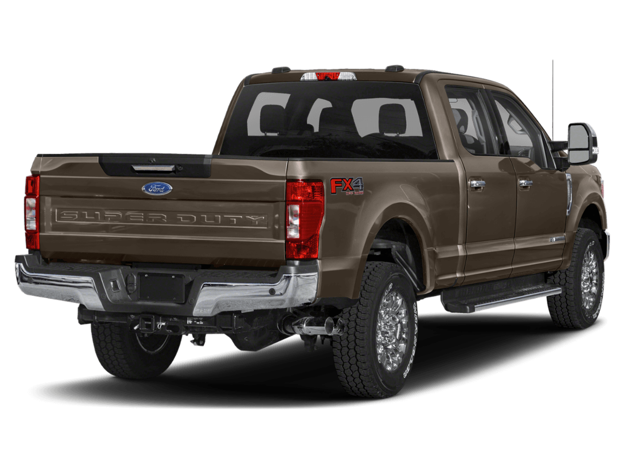 2022 Ford Super Duty F-250 SRW XLT - Rear 3/4, facing to the right