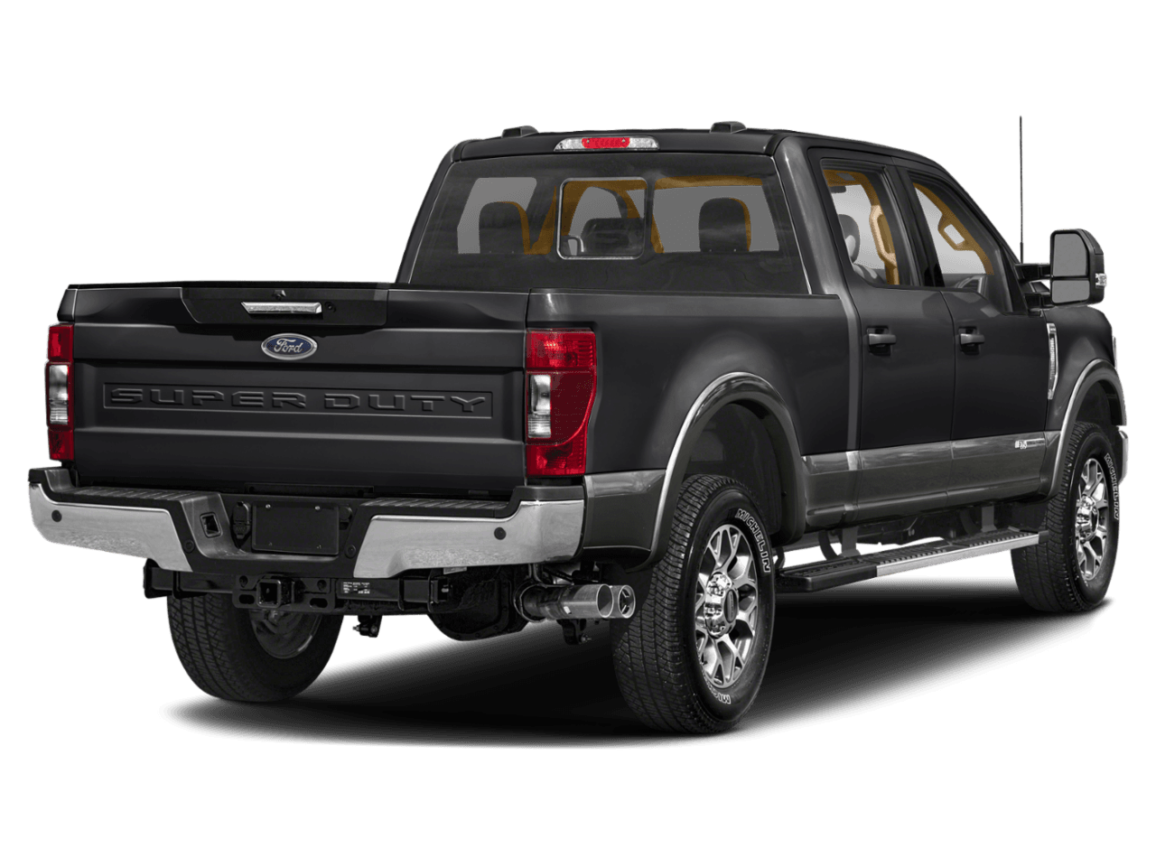 2022 Ford Super Duty F-250 SRW LARIAT - Rear 3/4, facing to the right
