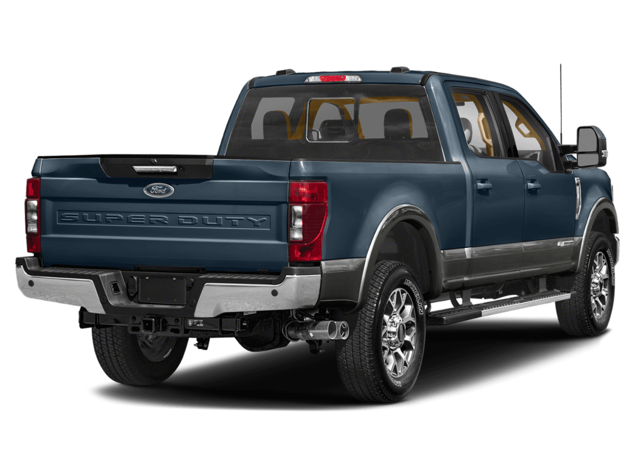 2022 Ford Super Duty F-250 SRW LARIAT - Rear 3/4, facing to the right