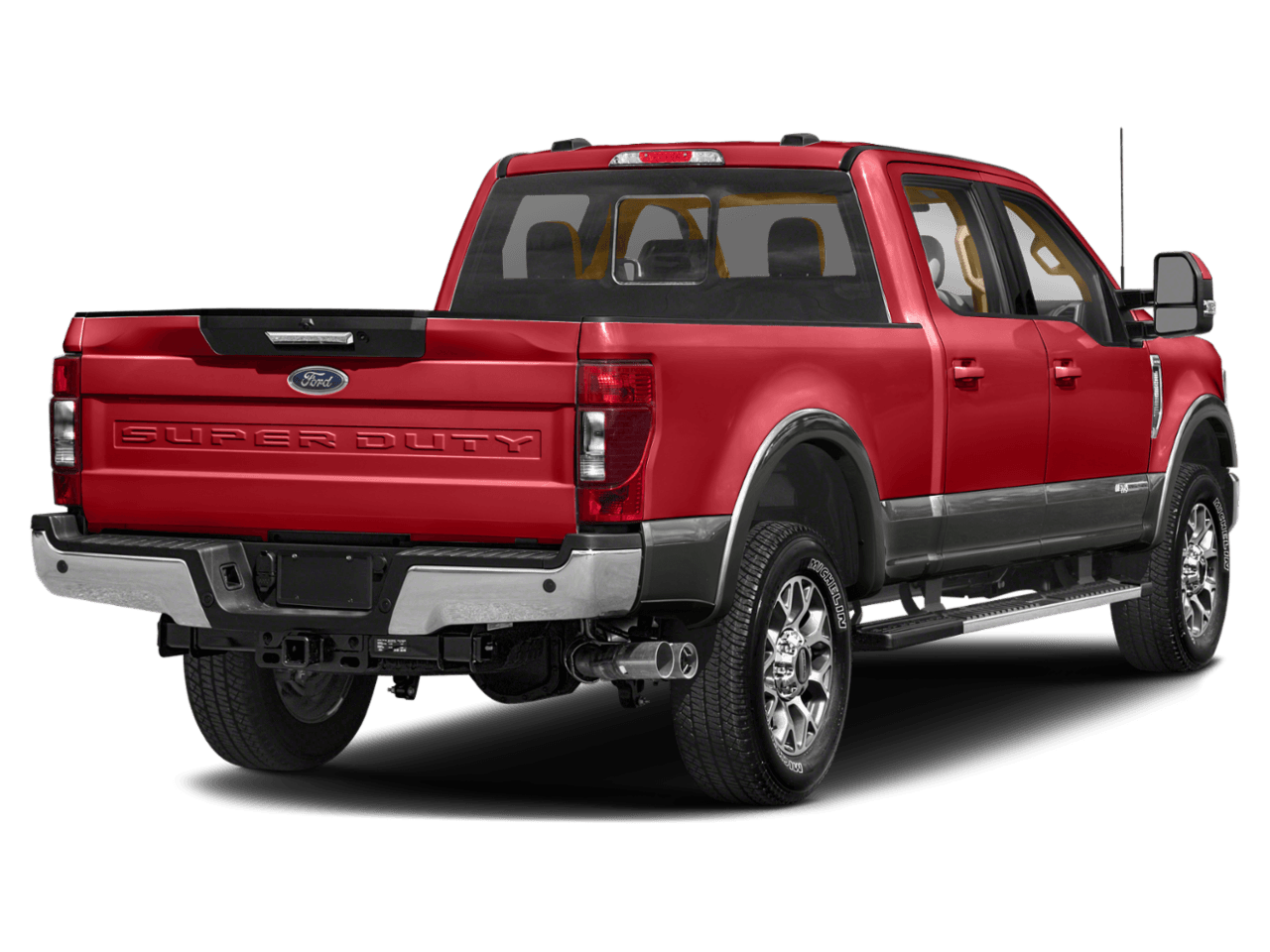 2022 Ford Super Duty F-250 SRW LARIAT - Rear 3/4, facing to the right