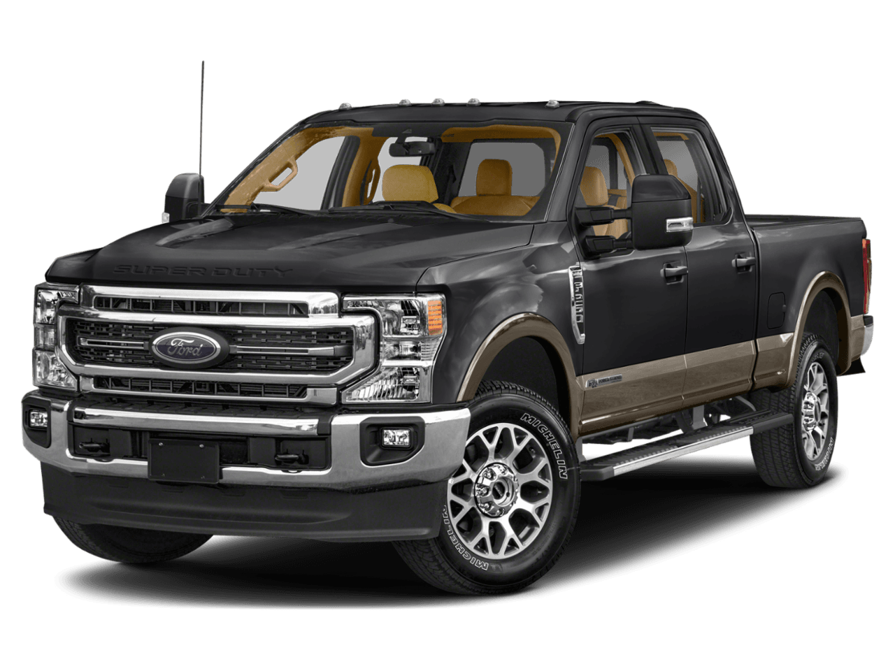 2022 Ford Super Duty F-350 DRW LARIAT - Front 3/4, facing to the left