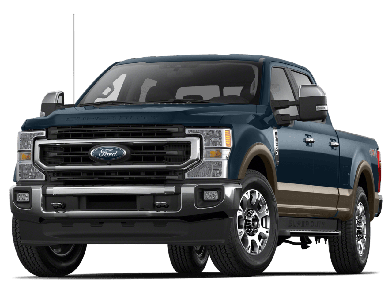2022 Ford Super Duty F-350 DRW King Ranch - Front 3/4, facing to the left
