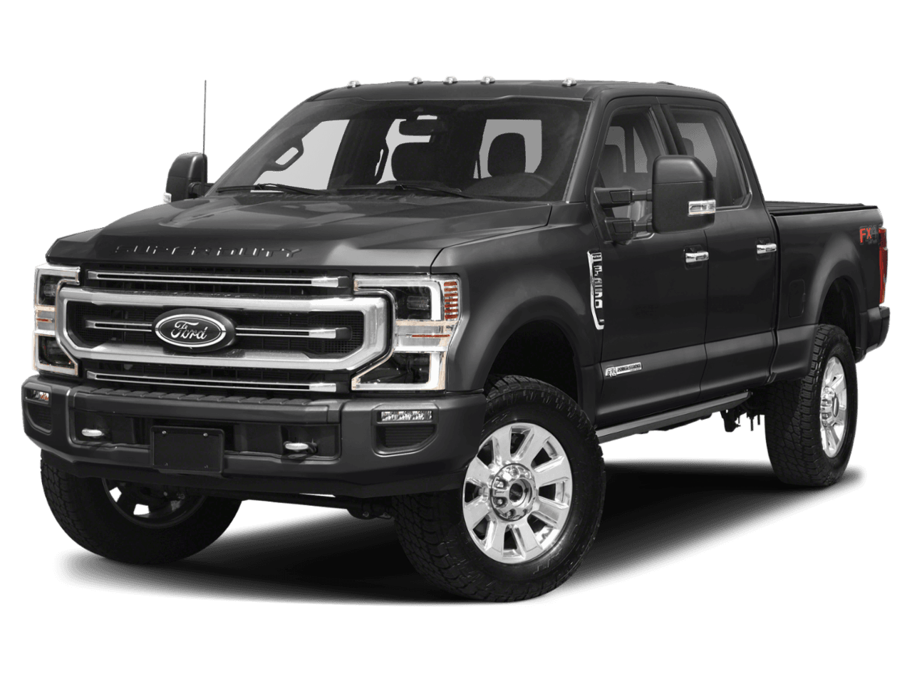 2022 Ford Super Duty F-350 DRW Platinum - Front 3/4, facing to the left
