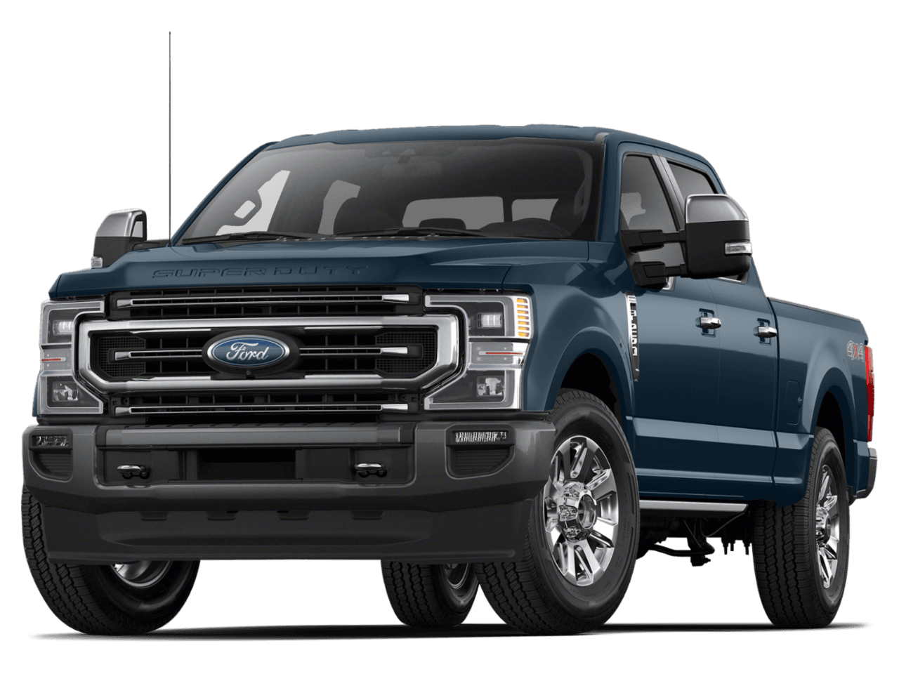 2022 Ford Super Duty F-350 DRW Platinum - Front 3/4, facing to the left