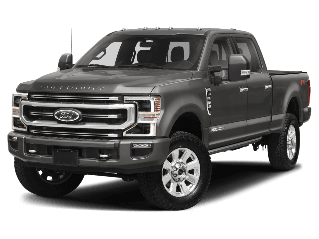 2022 Ford Super Duty F-350 DRW Platinum - Front 3/4, facing to the left