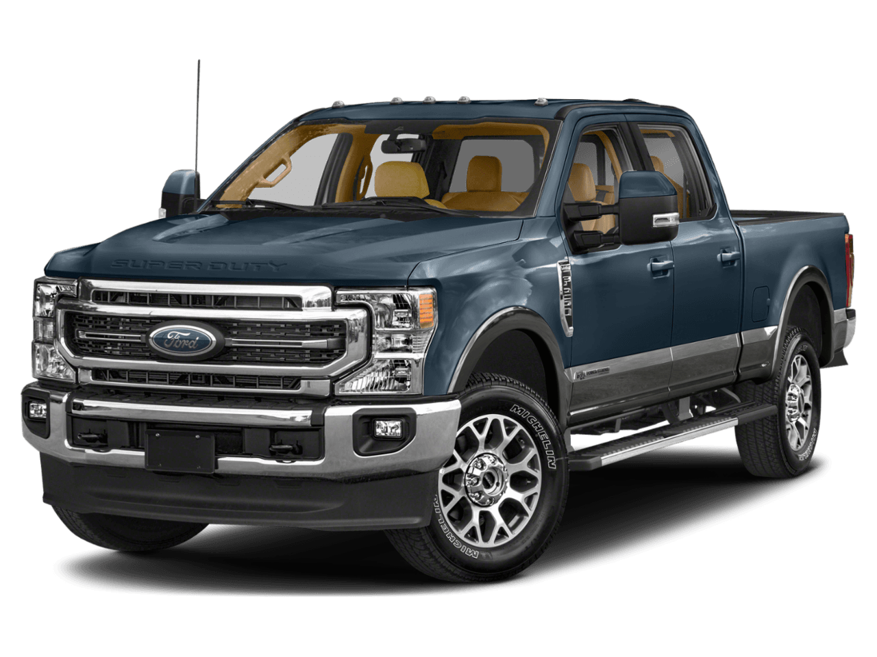 2022 Ford Super Duty F-350 SRW LARIAT - Front 3/4, facing to the left
