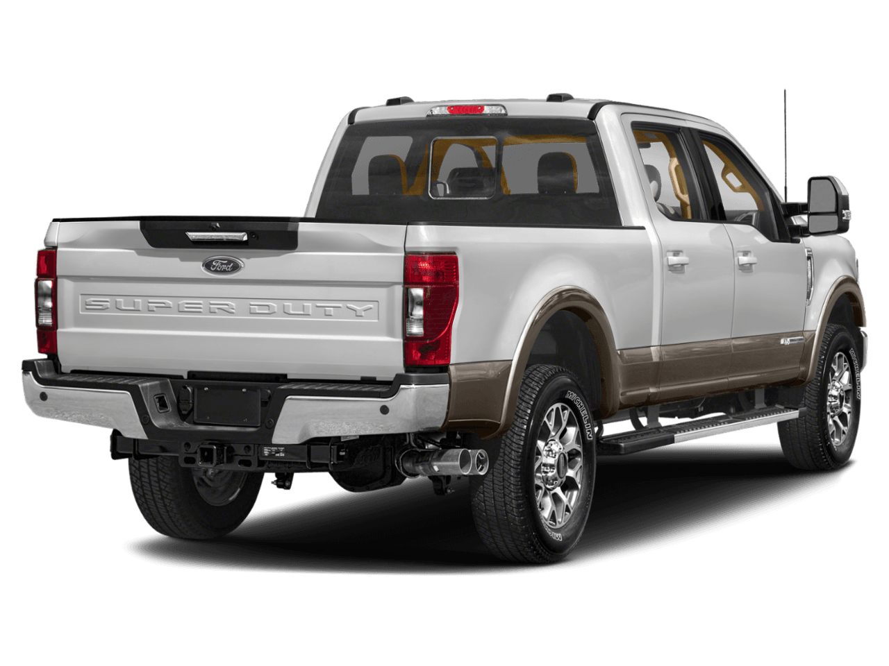 2022 Ford Super Duty F-350 SRW LARIAT - Rear 3/4, facing to the right