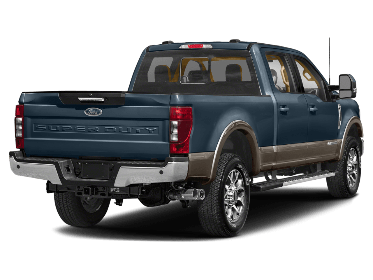 2022 Ford Super Duty F-350 SRW LARIAT - Rear 3/4, facing to the right